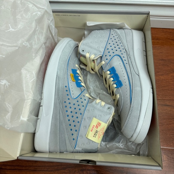 Jordan 2 Retro SP Union Grey Fog Size 10.5 - Picture 11 of 11